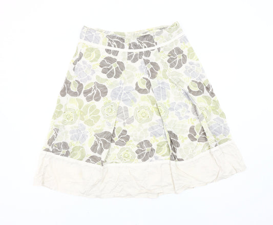 Sandwich Women's Floral A-Line Skirt, Size 10
