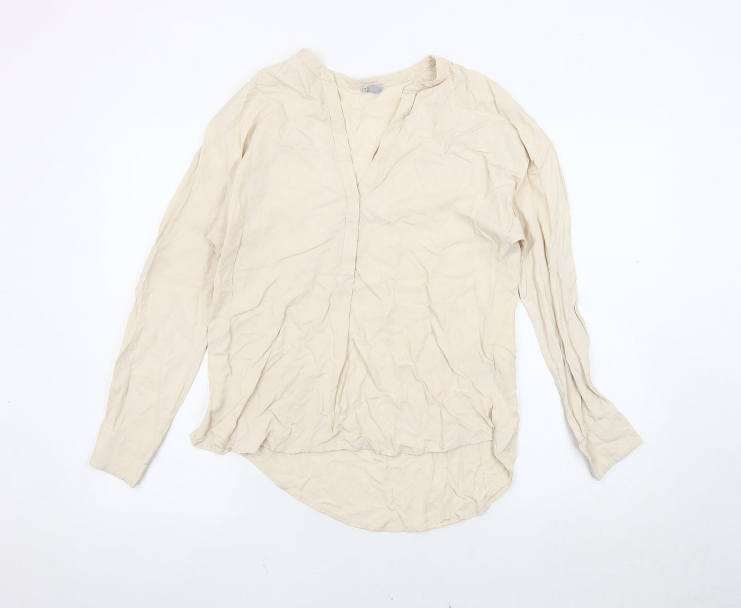 Womens UK Size 8 Jigsaw Beige  Blouse