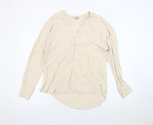 Womens UK Size 8 Jigsaw Beige  Blouse
