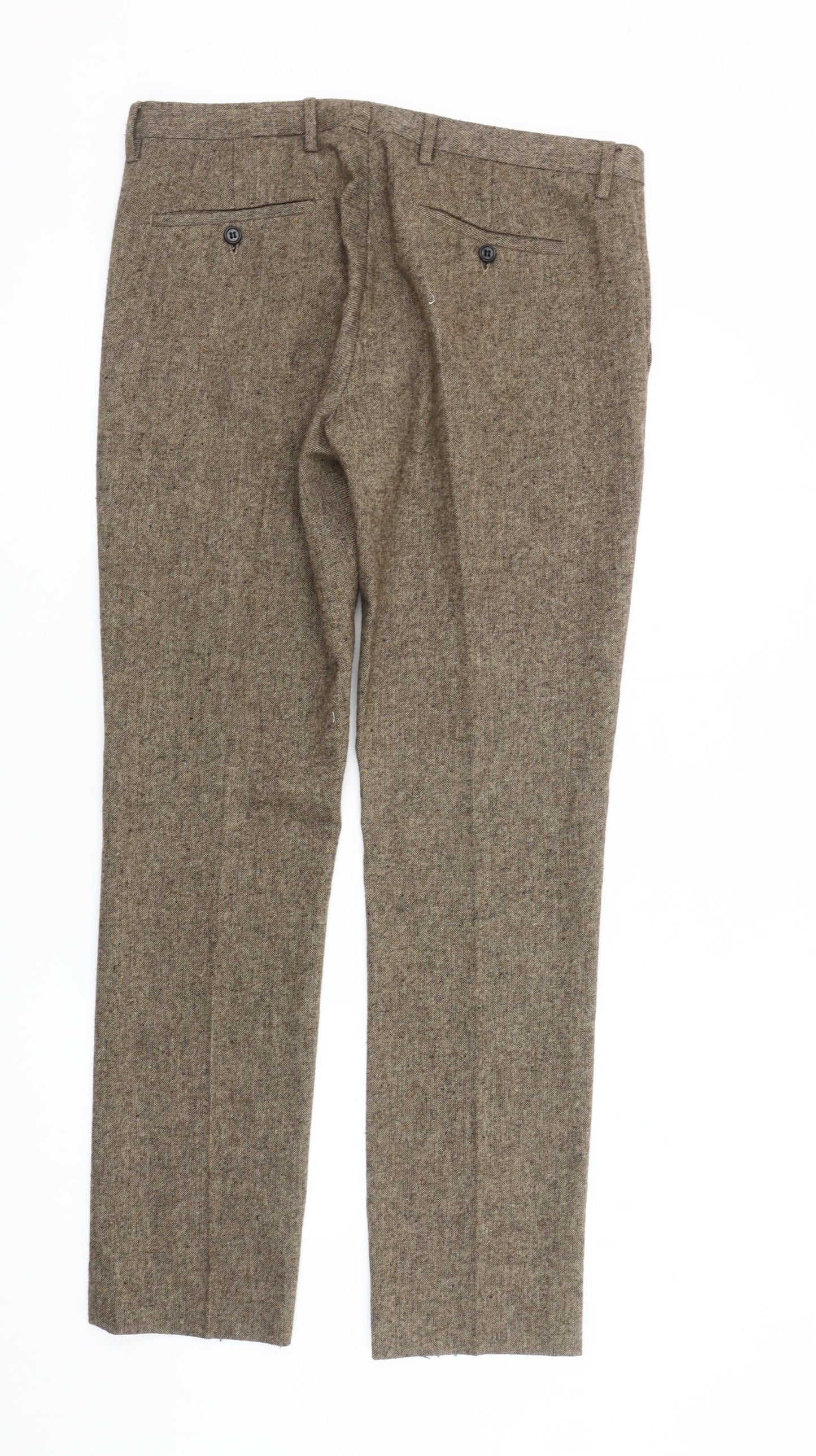 Topman Men's Brown Dress Pants 34R