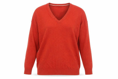 Womens UK Size 10 Warehouse Red Pullover Jumper