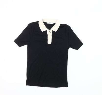 Womens UK Size S MNG Black  Polo