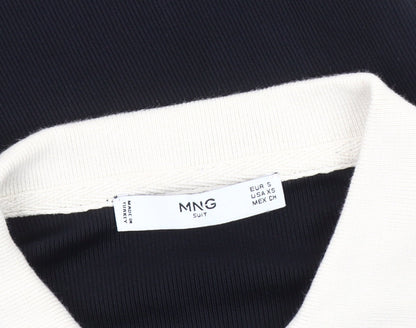 Womens UK Size S MNG Black  Polo