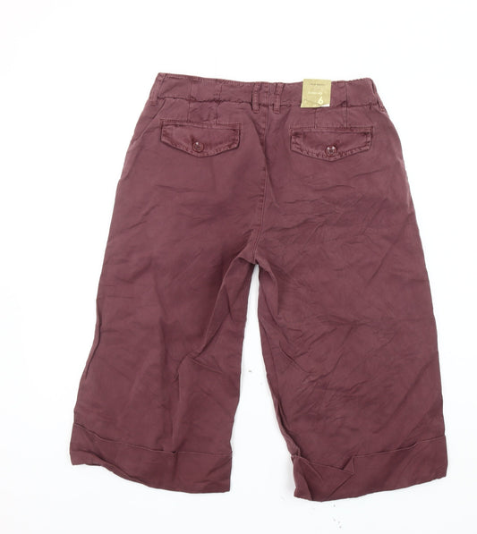 Old Navy Women's Brown Cropped Trousers Size 10