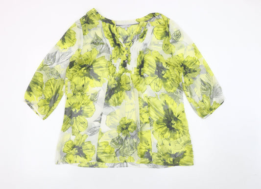 Womens UK Size 14 Marks and Spencer Multicoloured  Blouse