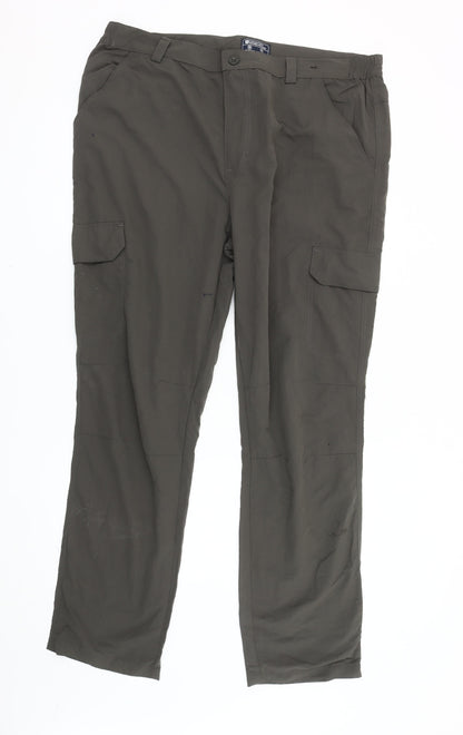 Mountain Warehouse Men's Green Cargo Trousers 40R