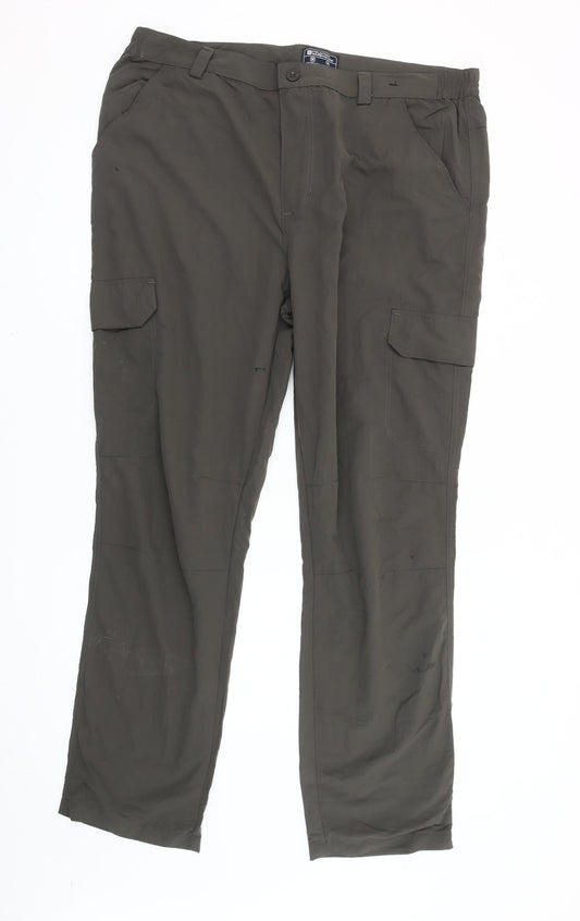 Mountain Warehouse Men's Green Cargo Trousers 40R