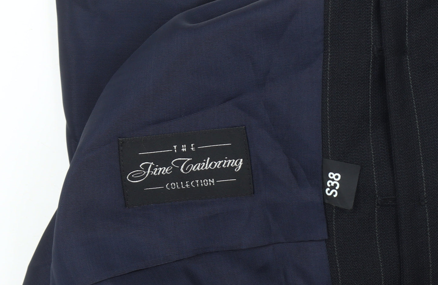 Fine Tailoring Men's Black S Waistcoat