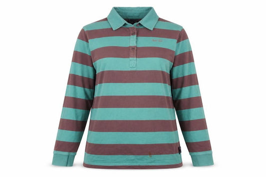 Mark Todd Women Multicoloured Striped Polo Size 18