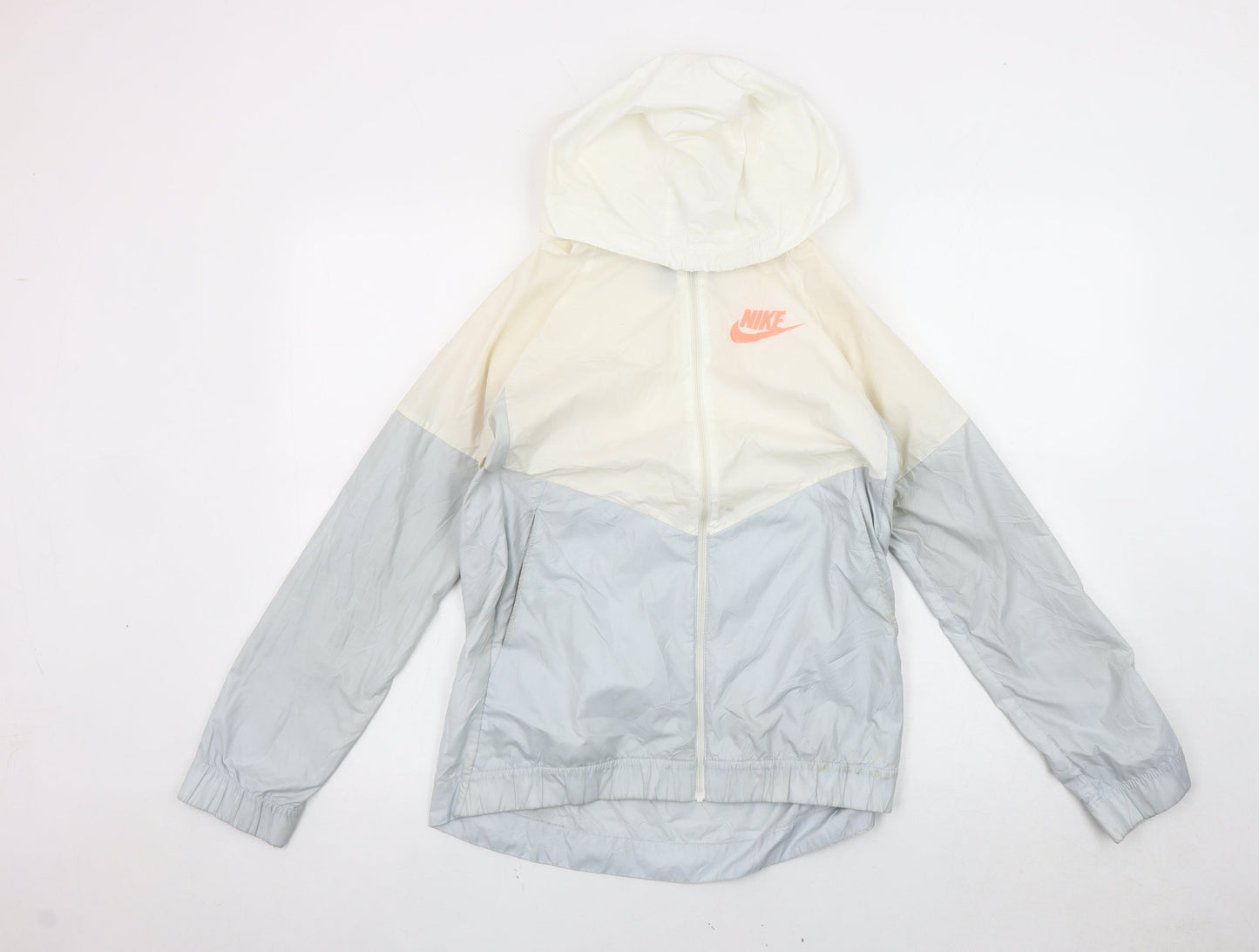 Nike Women's Multicoloured XL Hooded Windbreaker Jacket