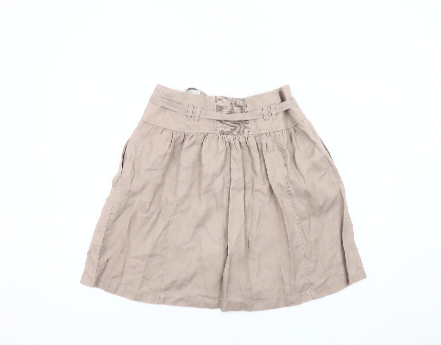 Marks & Spencer Women's Beige A-Line Skirt Size 10