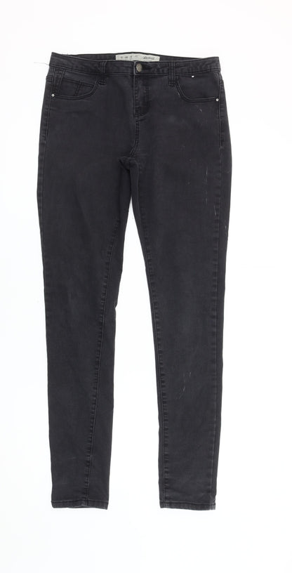 Denim Co. Women's Black Skinny Jeans Size 12