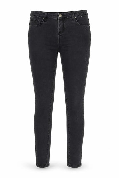 Womens UK Size 12 Denim Co. Regular Fit Skinny Black Jeans