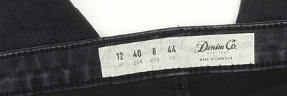 Denim Co. Women's Black Skinny Jeans Size 12