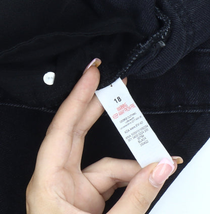 George Women's Black Jeans, Size 18, Classic Fit