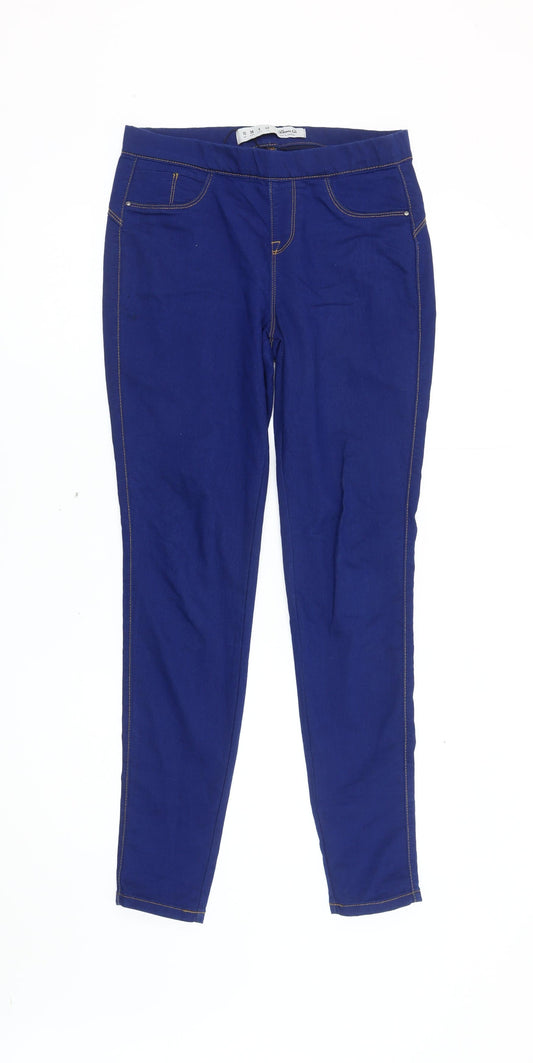 Denim Co. Women's Blue Skinny Jeans Size 10