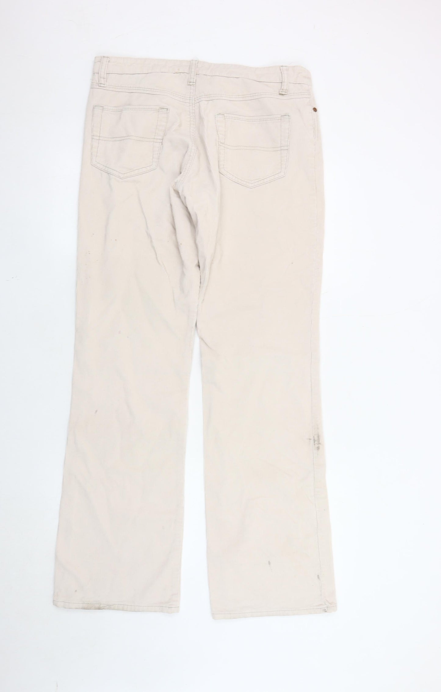 Cherokee Women's Beige Corduroy Trousers Size 12