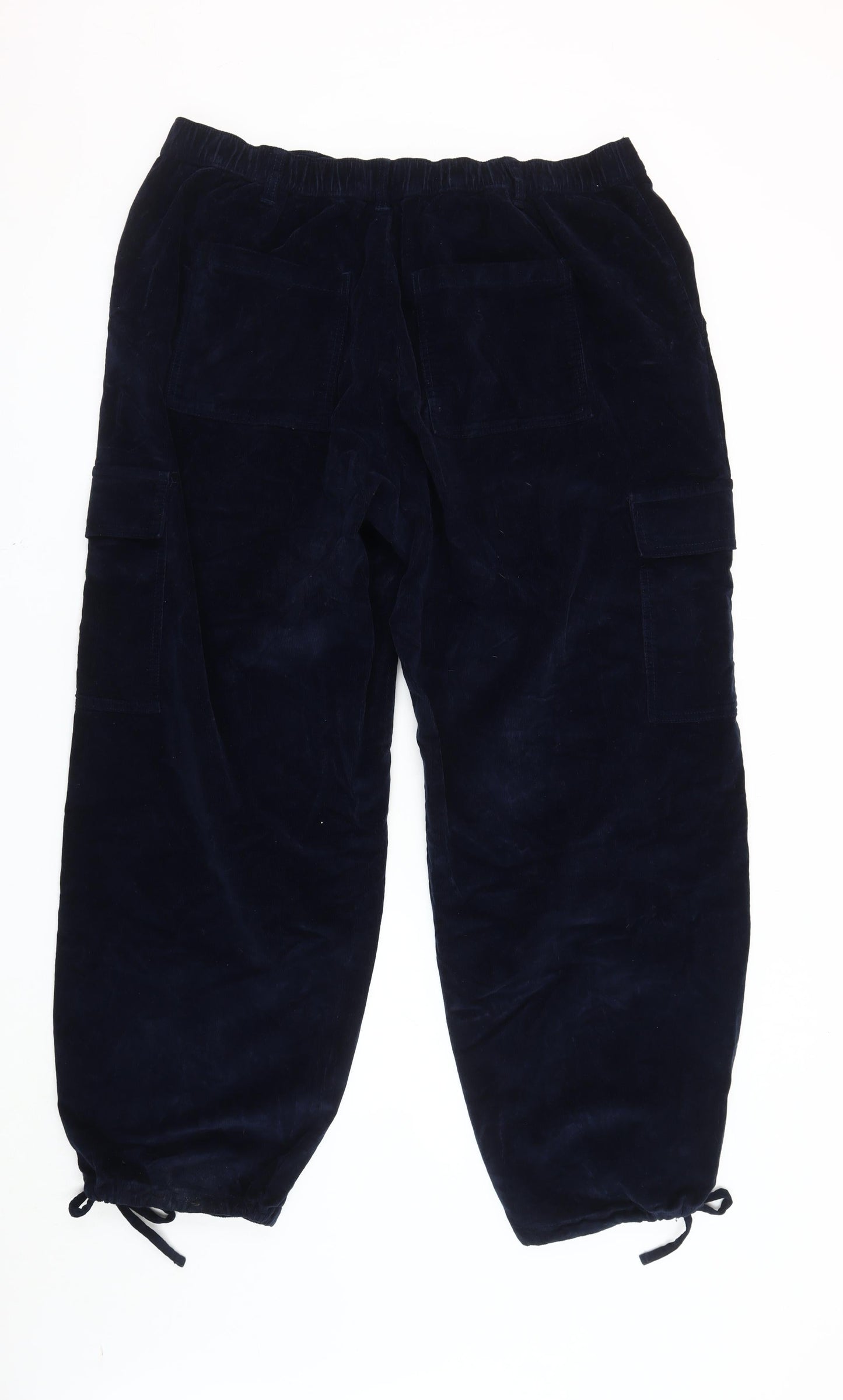 Tu Women's Blue Cargo Trousers, Size 20