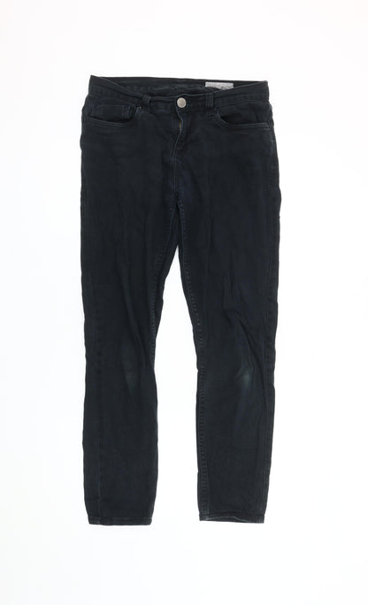 Denim Co Men's Black Skinny Jeans, Size 28