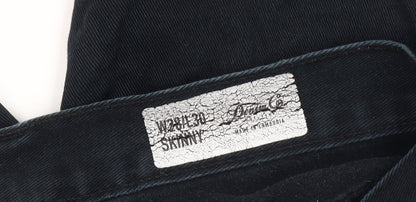 Denim Co Men's Black Skinny Jeans, Size 28