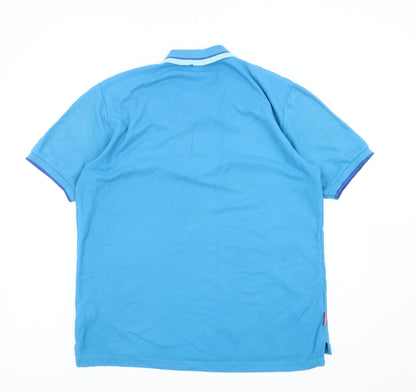 Slazenger Blue Men's Polo Shirt, Size L