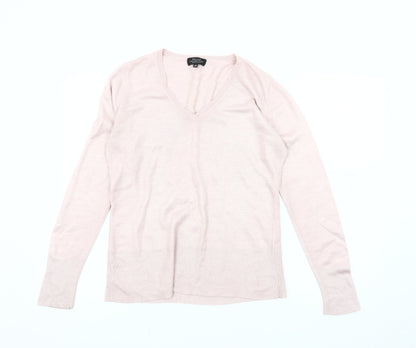 Womens UK Size 10 Debenhams Pink Pullover Jumper
