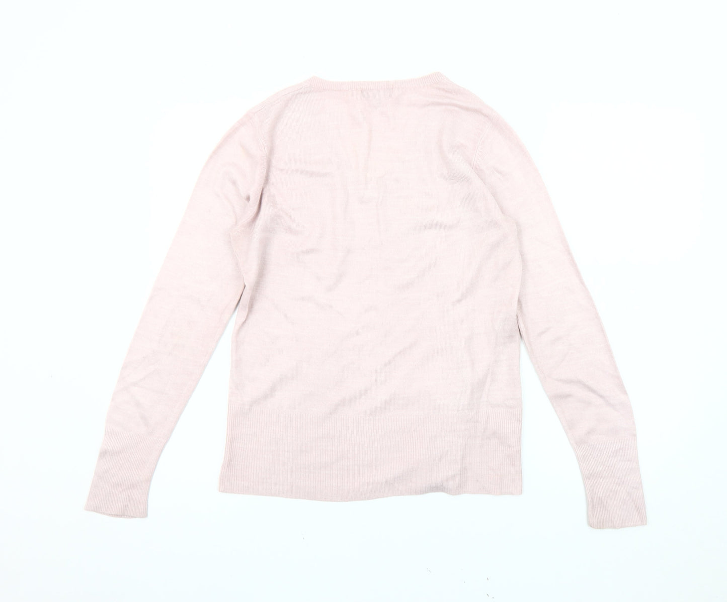 Womens UK Size 10 Debenhams Pink Pullover Jumper