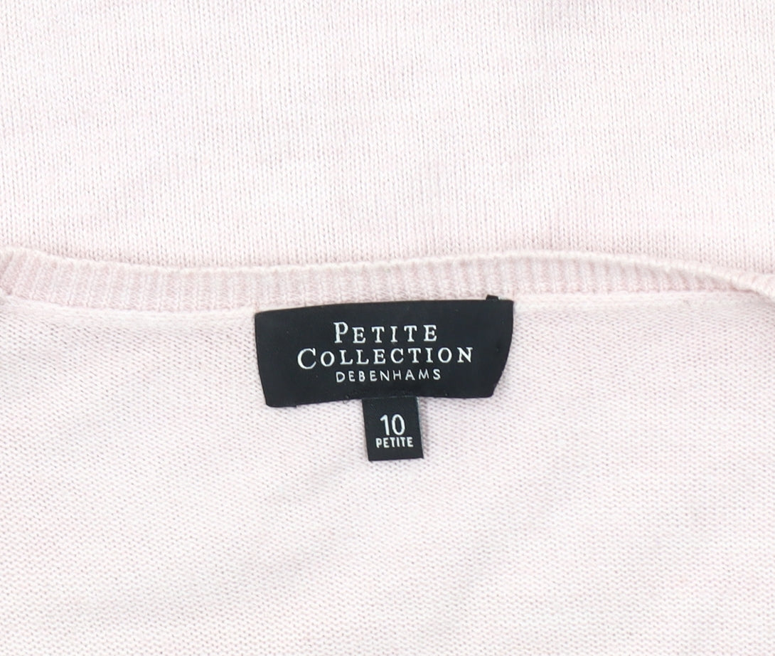 Womens UK Size 10 Debenhams Pink Pullover Jumper