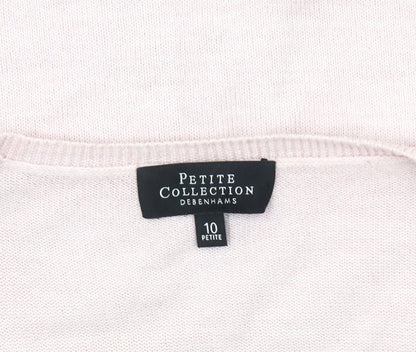 Womens UK Size 10 Debenhams Pink Pullover Jumper