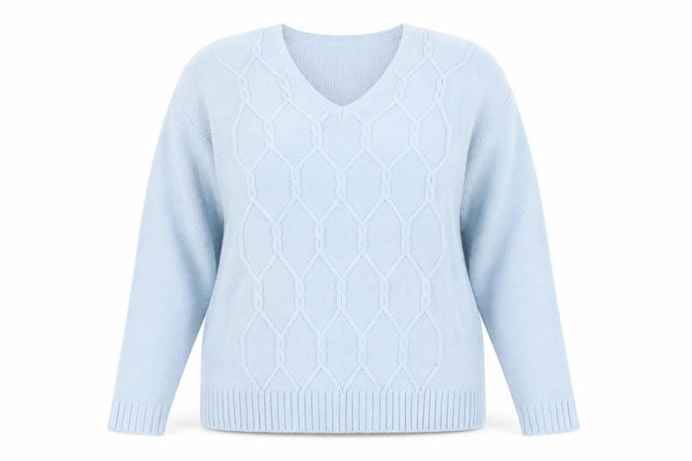 Womens UK Size 22 For Women Blue Pullover Jumper