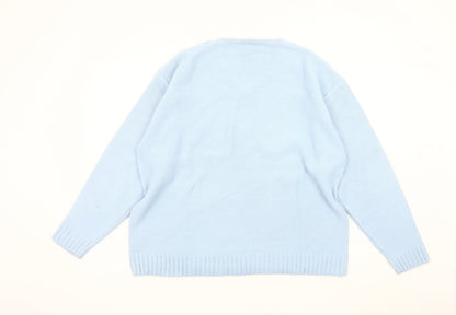 Womens UK Size 22 For Women Blue Pullover Jumper