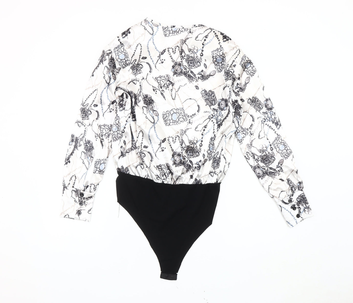 I SAW IT FIRST Women's Multicoloured Floral Bodysuit Size 10