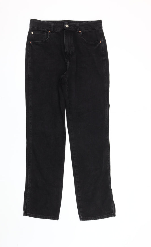 Denim Co Women Black Straight Jeans UK 12 New