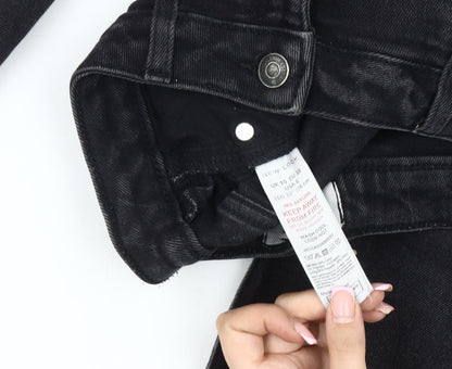 New Look Women's Black Skinny Distressed Jeans Size 10