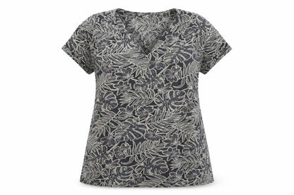 Womens UK Size 12 Fat Face Grey  T-Shirt