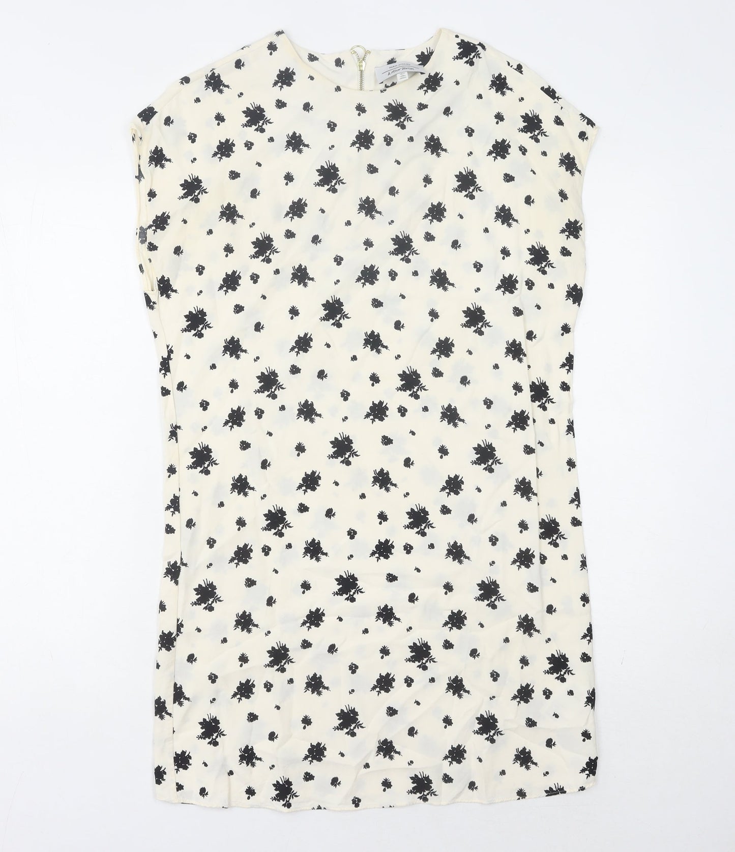 & Other Stories Women’s Ivory Shift Dress Size 6 Floral