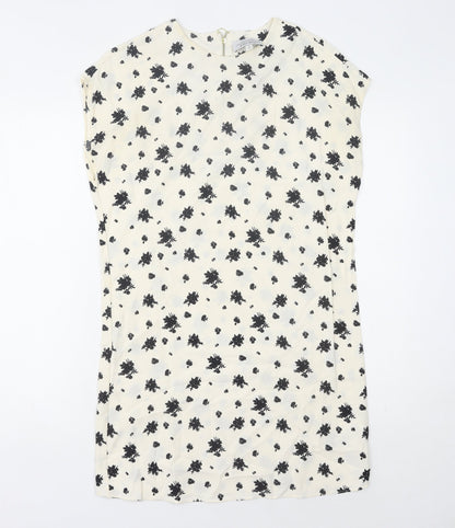 & Other Stories Women’s Ivory Shift Dress Size 6 Floral