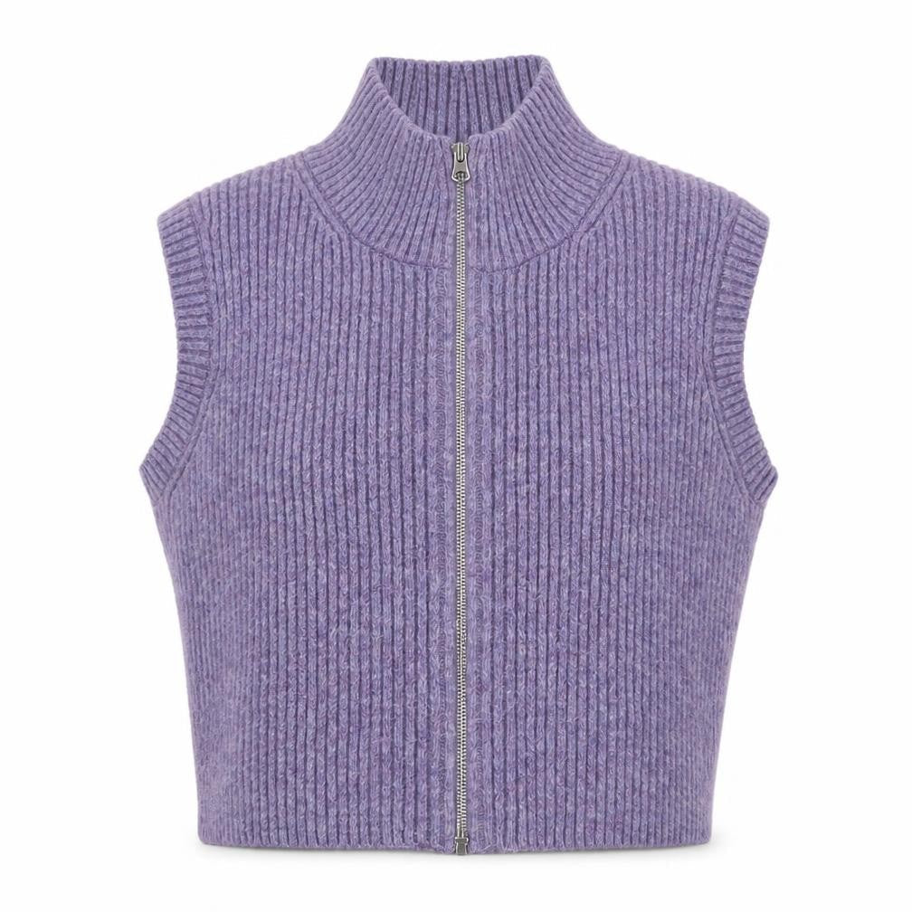 Womens UK Size M Weekday Purple Vest Jumper