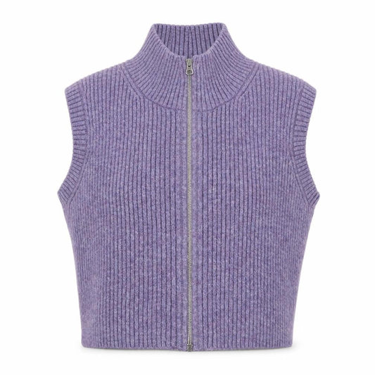 Womens UK Size M Weekday Purple Vest Jumper