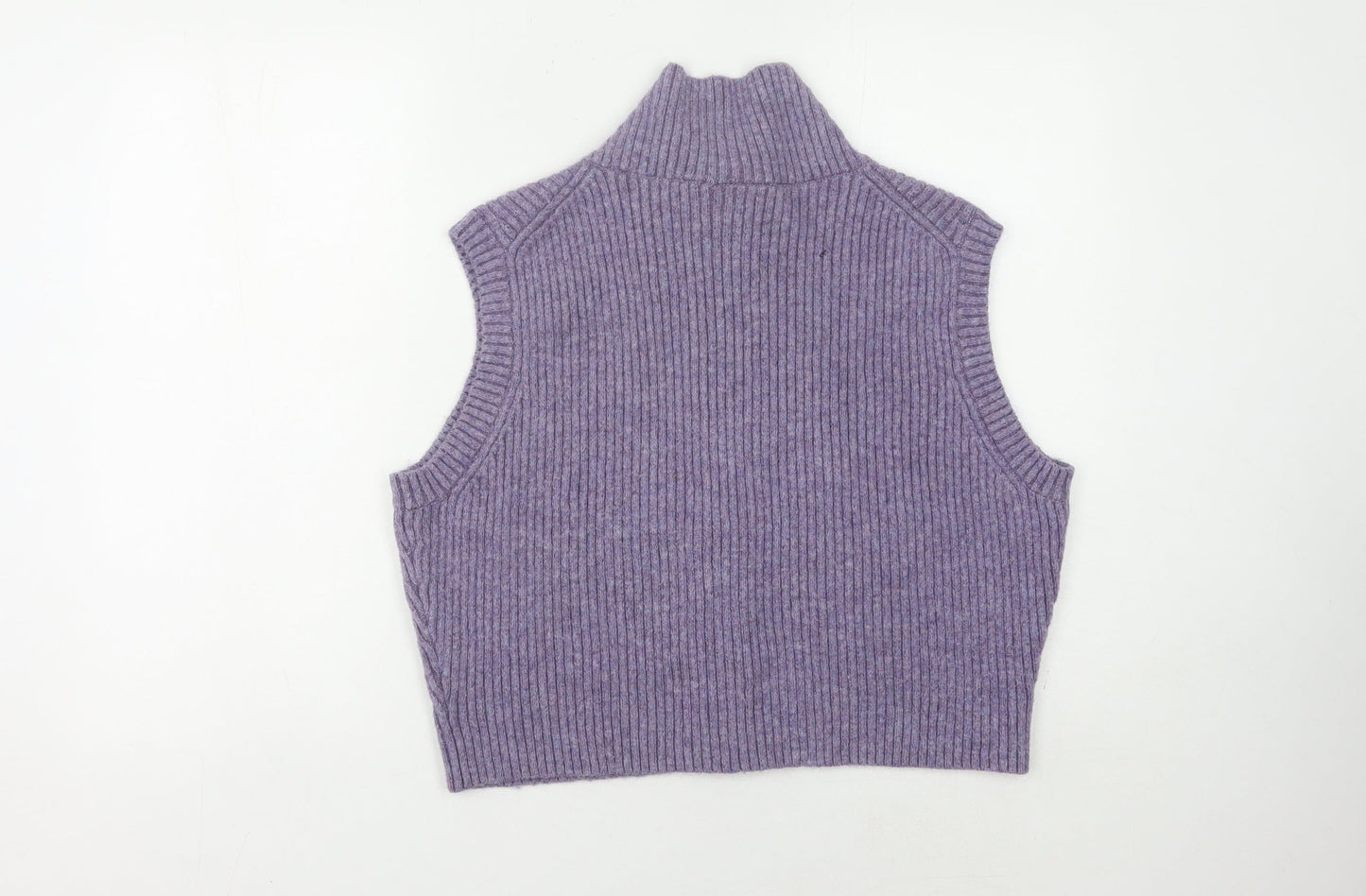Womens UK Size M Weekday Purple Vest Jumper