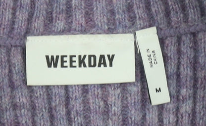 Womens UK Size M Weekday Purple Vest Jumper