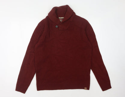 Tokyo Laundry Men's Red Pullover Jumper Size M