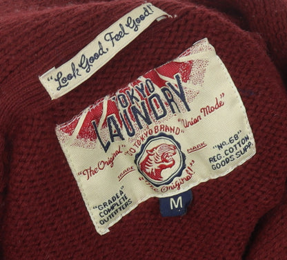 Tokyo Laundry Men's Red Pullover Jumper Size M