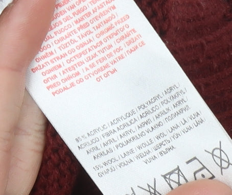 Tokyo Laundry Men's Red Pullover Jumper Size M