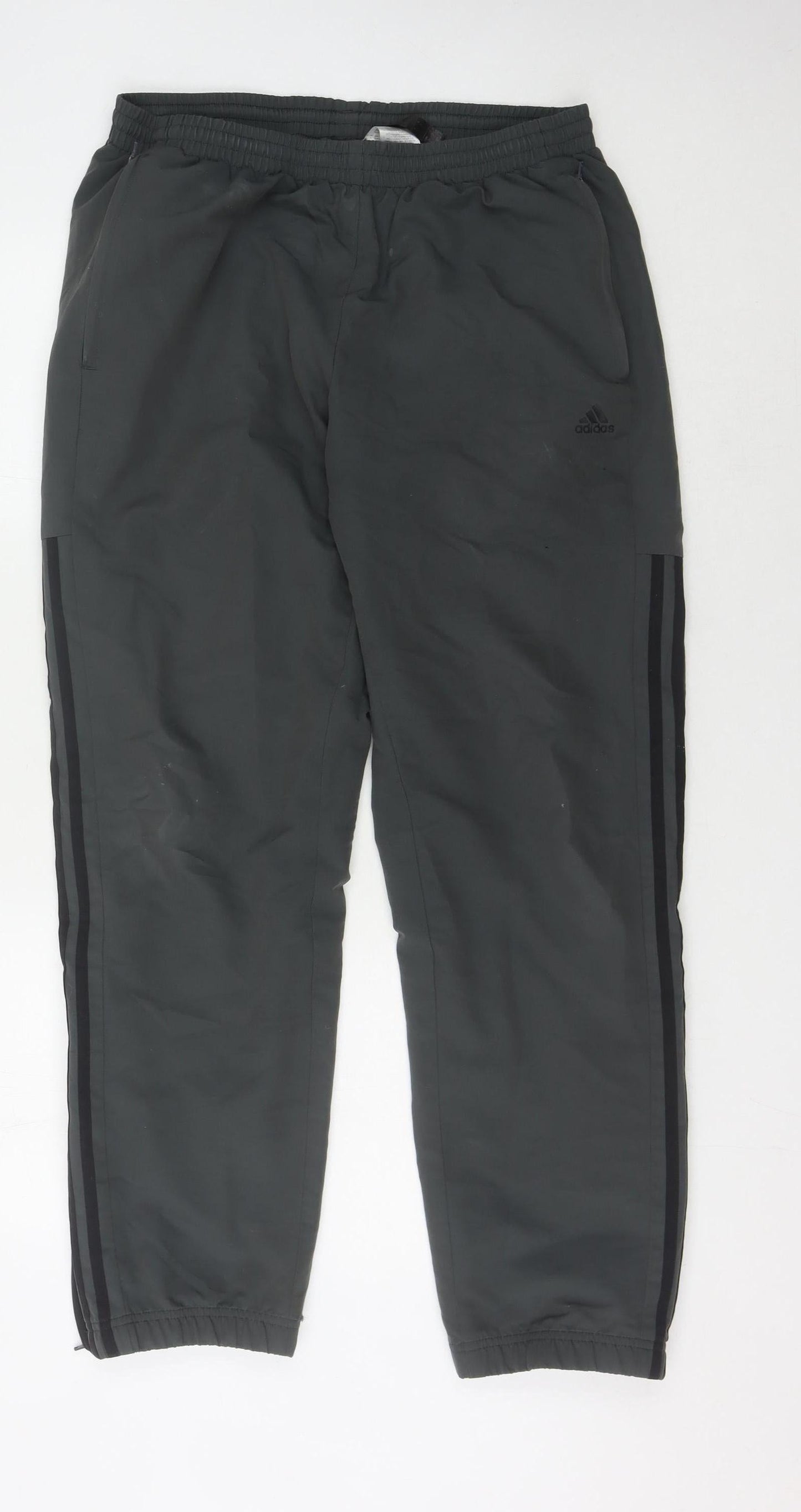 Adidas Men's Black Jogger Trousers - L