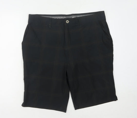 Slazenger Men's Black XL Athletic Golf Shorts