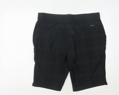 Slazenger Men's Black XL Athletic Golf Shorts
