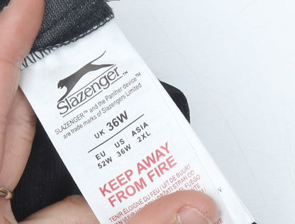 Slazenger Men's Black XL Athletic Golf Shorts