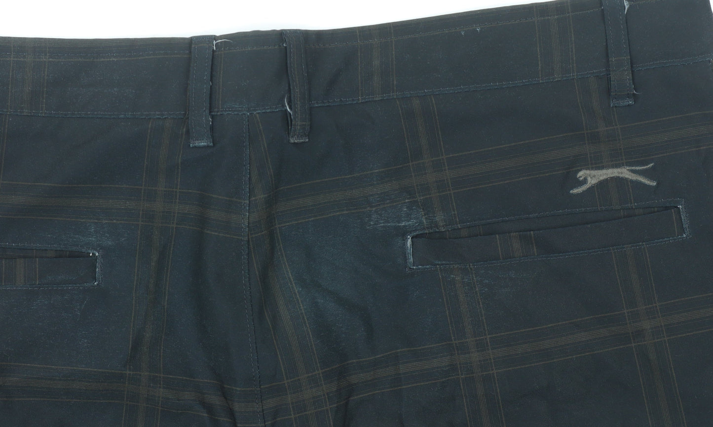 Slazenger Men's Black XL Athletic Golf Shorts