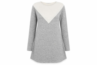Stradivarius Women's Grey A-Line Dress Size 8